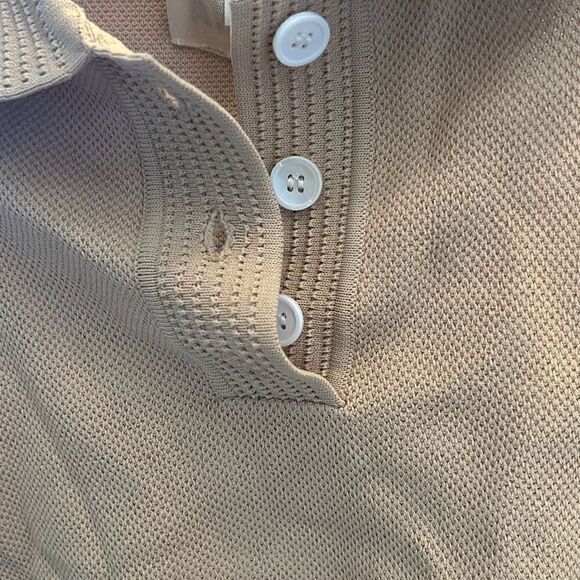 Ser.o.ya Womens Large Serena Cropped Tank Top Tan Racerback Sleeves Textured NWT - Picture 3 of 7